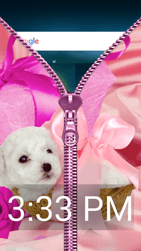 Cute Puppy Lock Screen Prank截图1