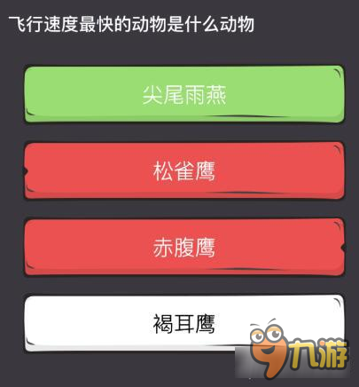 么么答世界之最專區(qū)答案 飛行速度最快的動(dòng)物