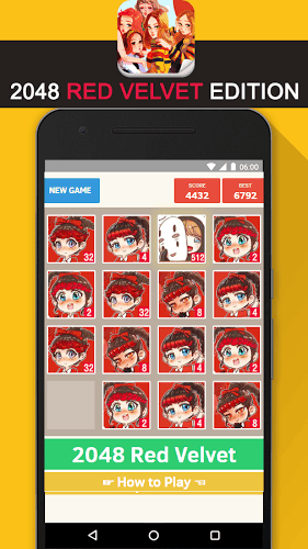 2048 Red Velvet KPop Game截图5