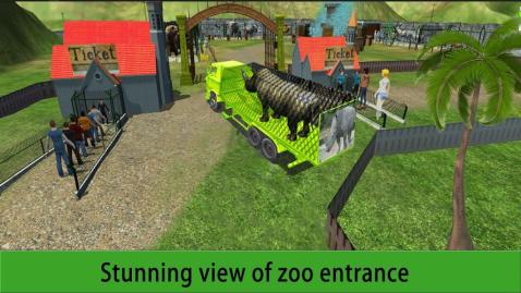 動物園動物運輸卡車3D截圖3