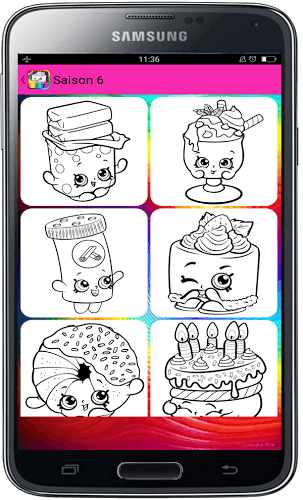 Coloring pages for Shopkins截图5