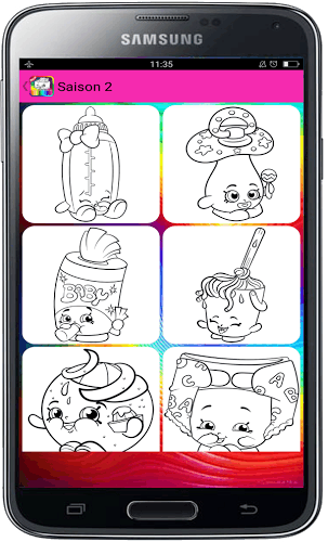 Coloring pages for Shopkins截图3