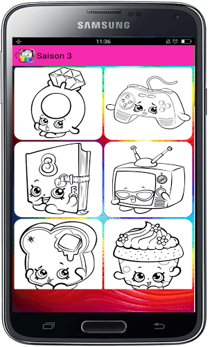 Coloring pages for Shopkins截图2