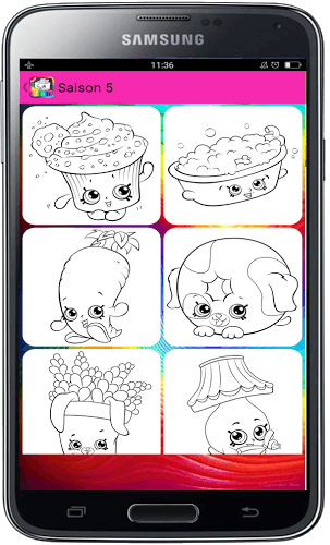 Coloring pages for Shopkins截图1