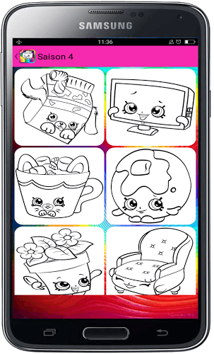 Coloring pages for Shopkins截图