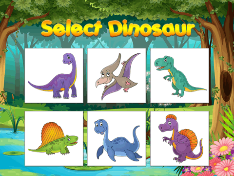 恐龙着色为孩子们截图1