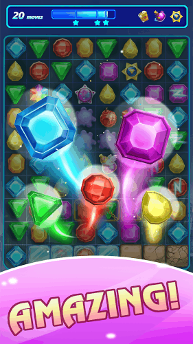 Gems Crush match 3 free Games截图5