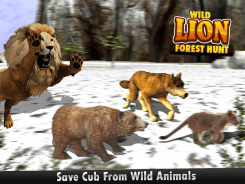 野生狮子森林狩猎截图1