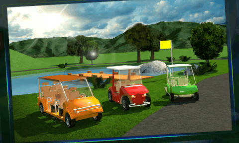 Golf Cart Simulator 3D截圖5