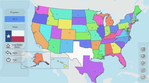 USA Map Puzzle Free截图5