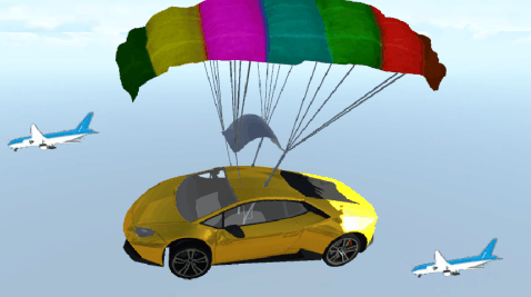 Parashoot car roof parking 3D截图5