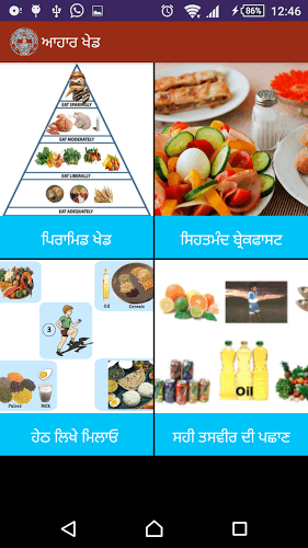 Nutrition ਪੋਸ਼ਣ ਖੇਡ Punjabi截图4