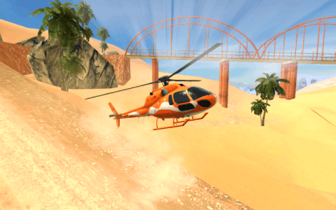直升机冲刺：山地赛车3D截图4