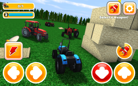 Toy Farming Tractor Battles 3D截图5