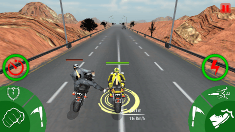 Traffic Moto Bike Attack Race截图3