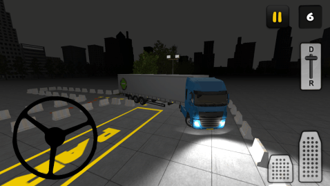 Night Truck Parking 3D截图5