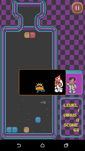 药丸大战·病毒消除:Dr. Pixel Pill mania Classic截图4