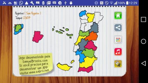 Jogo Mapa de Portugal截图3