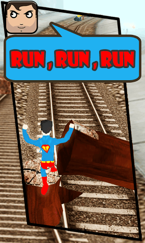 Subway Super Man Runner 3D截图5