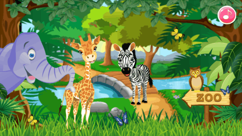 Baby Explore Zoo Animals Free!截圖5