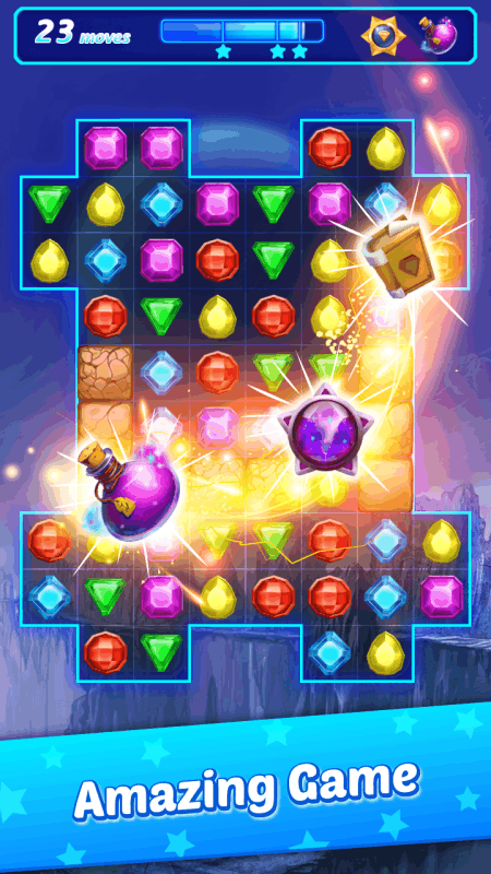 Jewel Pop Matching Gems puzzle截图5