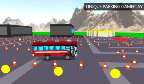 Blocky Bus Parking截图5