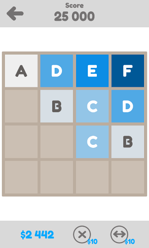 Letters 2048: Amazing Alphabet截图5