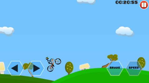 自行车赛车爬坡2D截图3