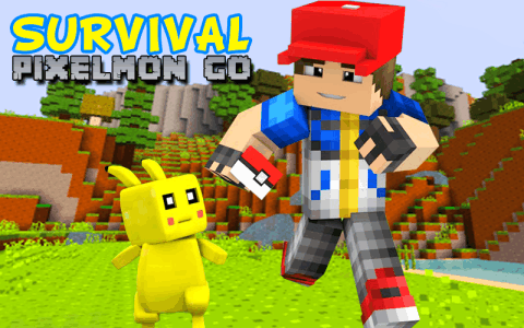 Survival Pixelmon GO截图4