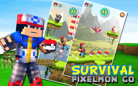 Survival Pixelmon GO截图3