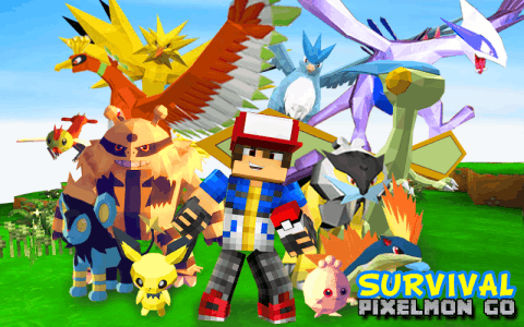 Survival Pixelmon GO截图2