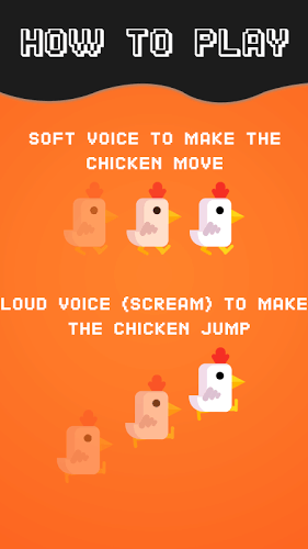 Chicken Scream Run Game 運行游戲截圖5