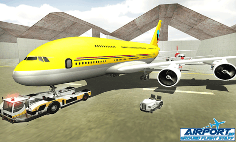 机场地面飞行工作人员3D截图3