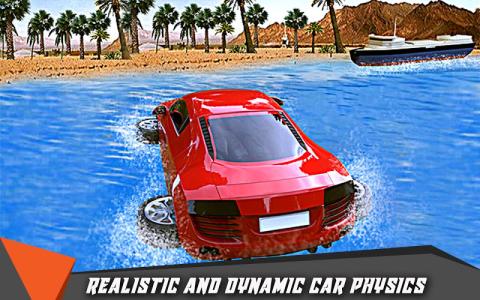 Water Surfing Race Car Driver截图5