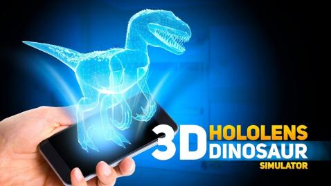 HoloLens恐龍公園3d截圖4