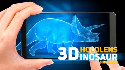 HoloLens恐龙公园3d截图2