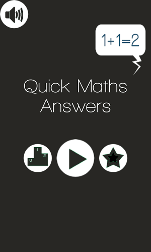 Quick Maths Answers截图