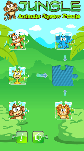 丛林动物拼图游戏截图5