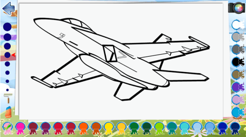 Pintar Aviões - 48 Pra Colorir截图5