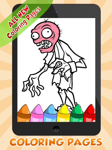 Coloring for Plants and Zombie截图5