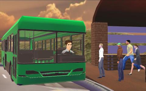 Offroad Hill Bus Driving 3D截圖1