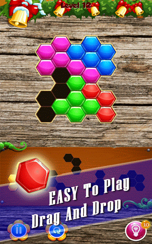 Hexa Block!! Connect Puzzle截图5