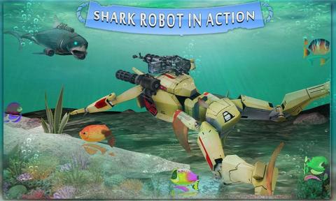 水下 机器人 鲨鱼 狩猎