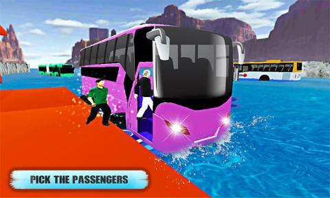 Water Surfer Bus Driving截图5