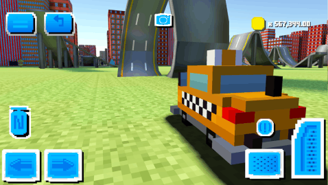 Blocky Car Driving截圖5