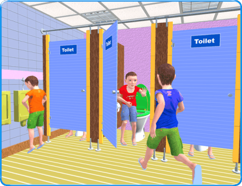 Kids Toilet Emergency Pro 3D截图2
