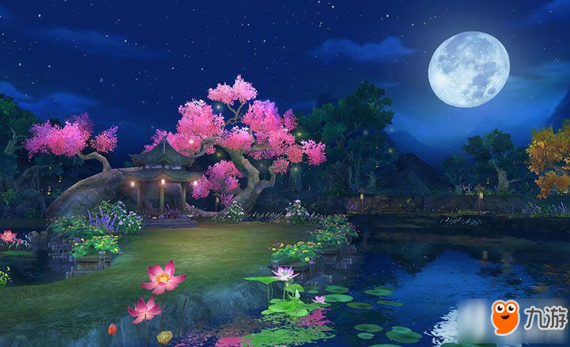 天龙八部手游画质怎么样 天龙八部手游夜西湖场景图