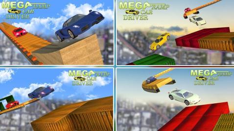 Mega-ramp car driver simulator截圖5