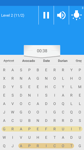 英文尋字游戲 - 水果篇截圖