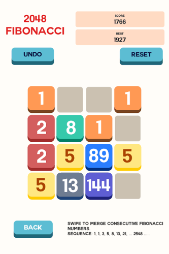 2048 Fibonacci截图5